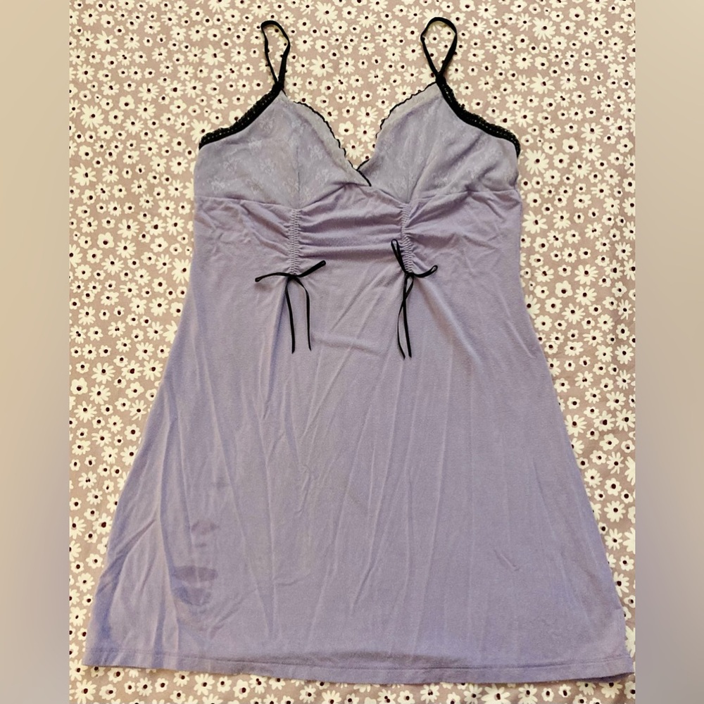 Victoria’s Secret purple lace chemise slip - Picture 2 of 12